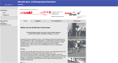 Desktop Screenshot of db.sporttests.ch