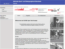 Tablet Screenshot of db.sporttests.ch